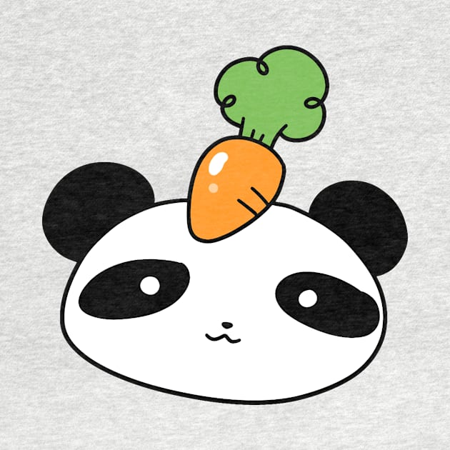 Carrot Panda Face by saradaboru